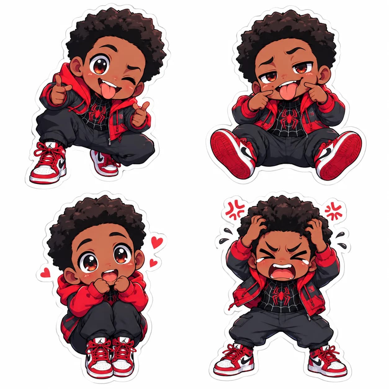 Chibi with red headphones