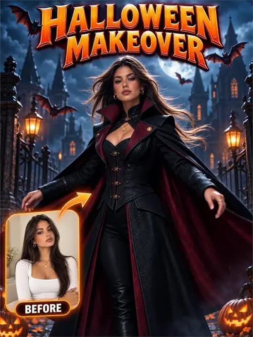 Halloween AI effect: Halloween Vampire