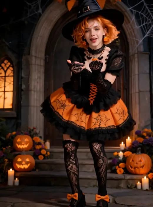 Halloween AI effect: Witch Owns the Night