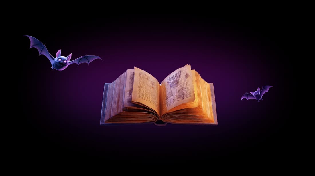 Halloween spell book