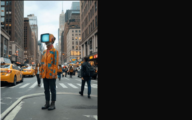 AI Video Background Changer example showing clean moving-subject isolation, matched environmental light, and coherent replacement scenery