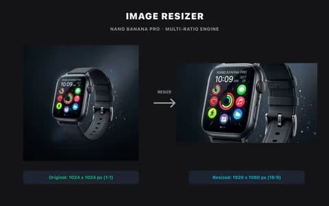 Resize PNG, JPG & WebP Images Online — Free