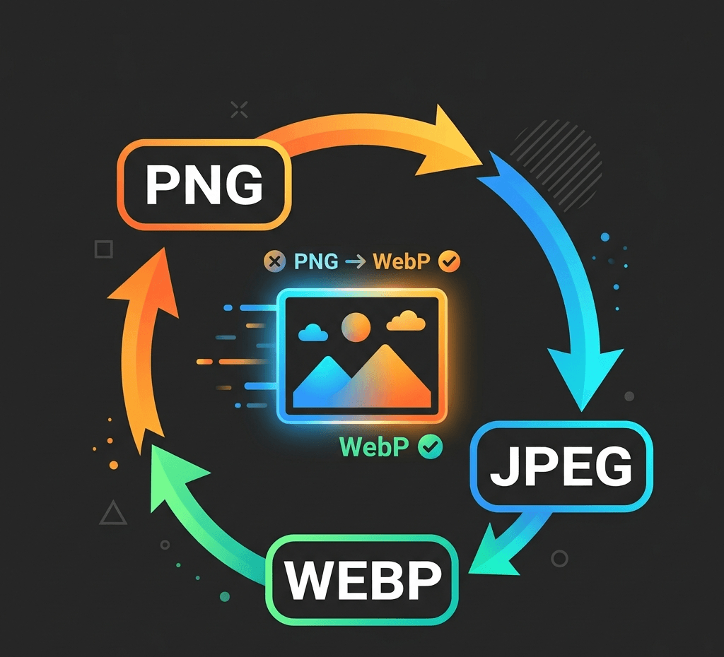 Convert PNG to WebP
